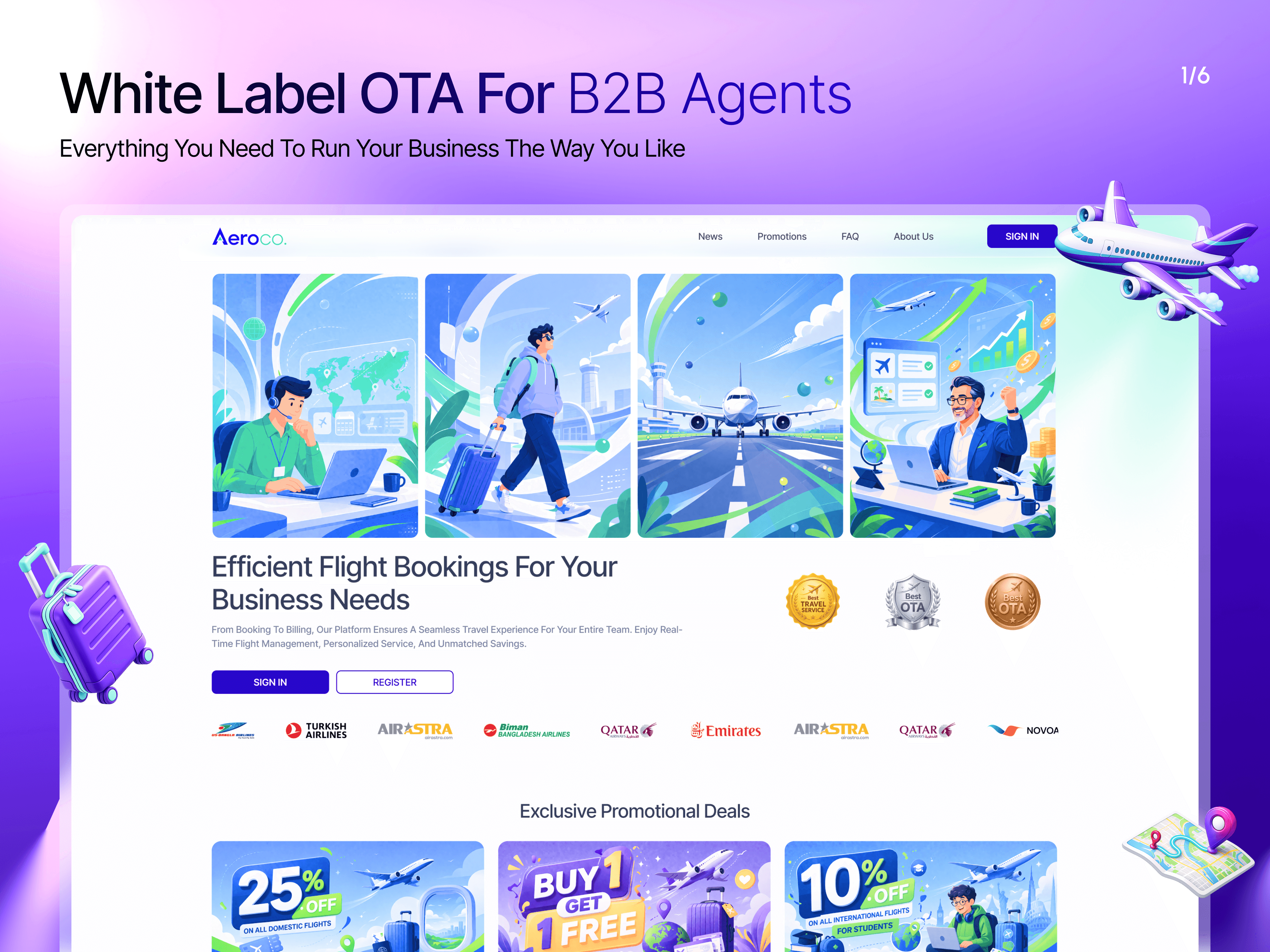 Aeroco - White Label OTA & Travel Booking Platform