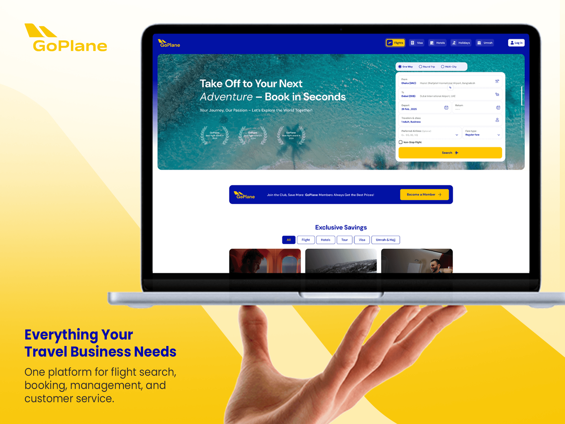 Go Plane Flight Search