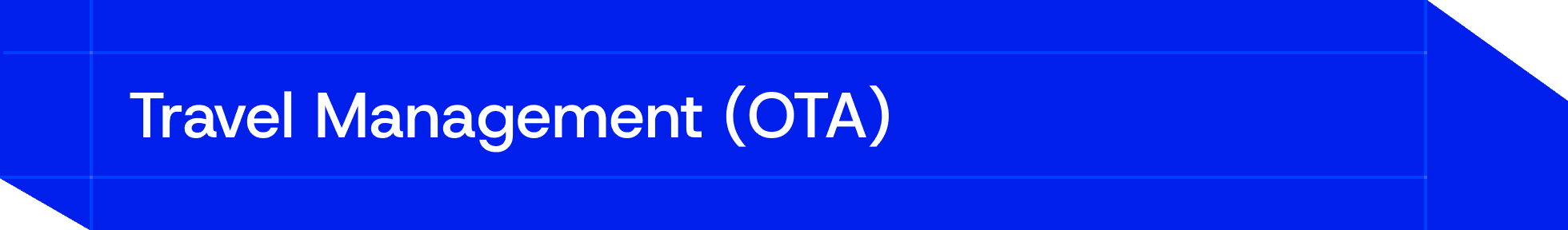 Travel Management (OTA)
