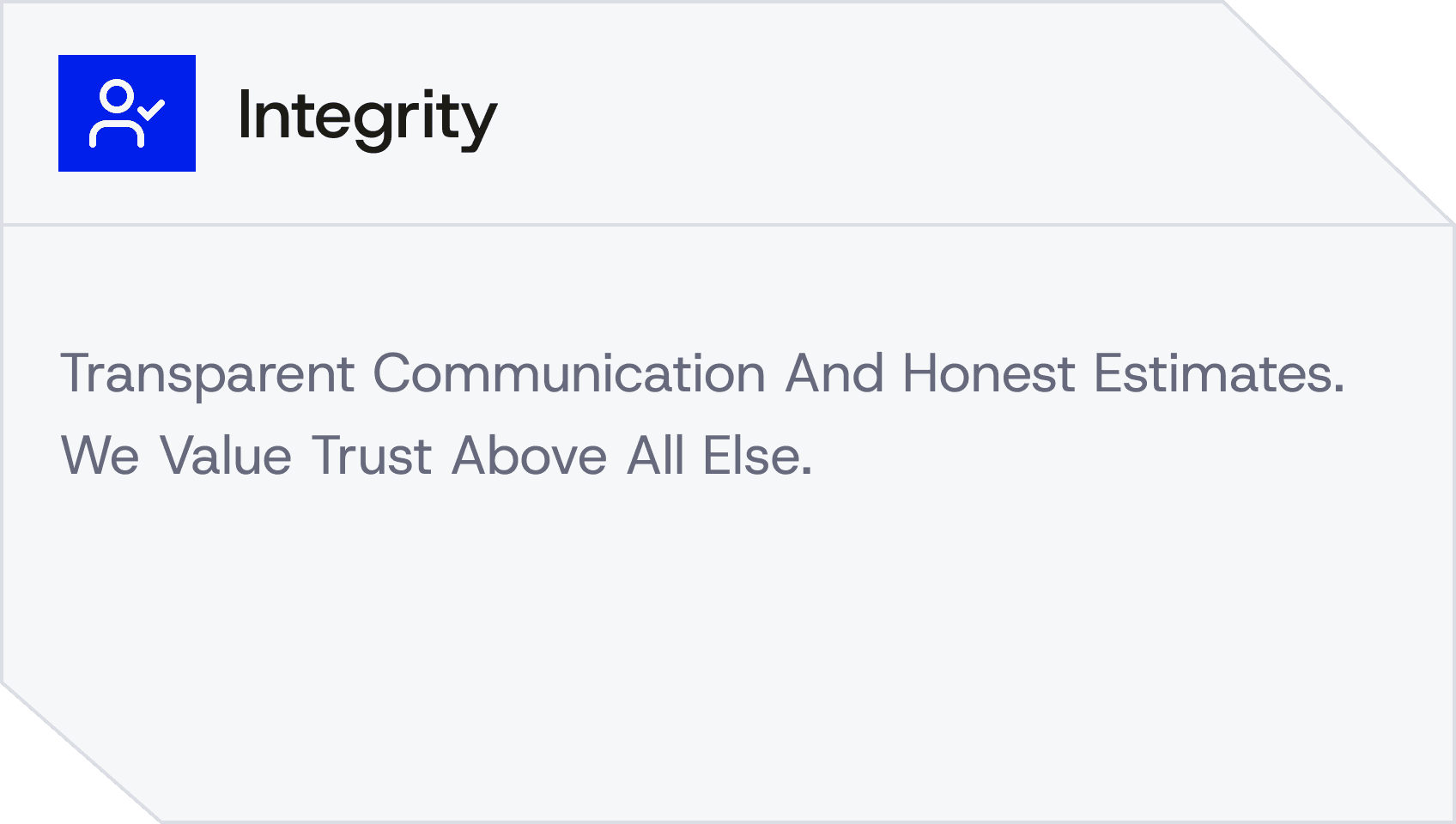 Integrity